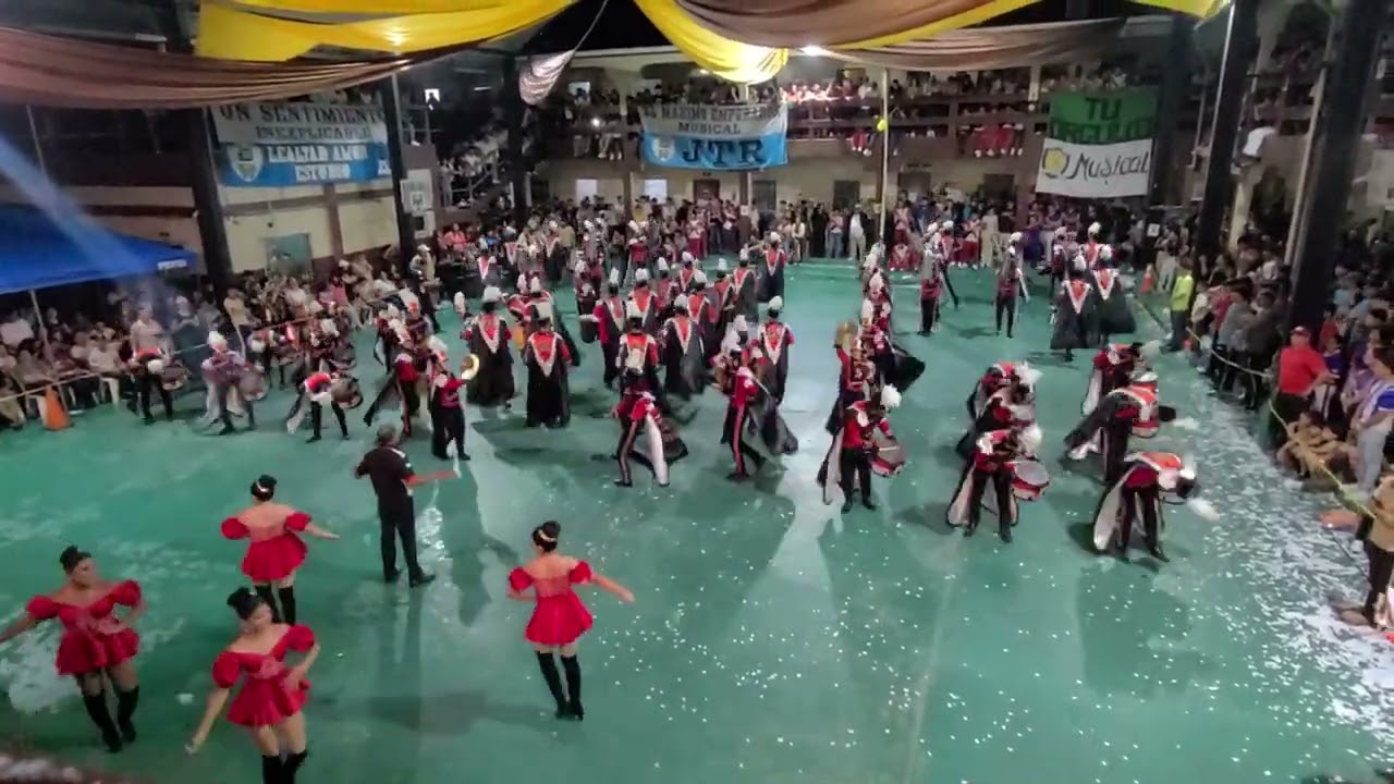 BANDA DE GUERRA PATRIA DE LA LIMA EN VILLANUEVA, CORTÉS, #CompeSanRamón 2024 #Patria #LaLima