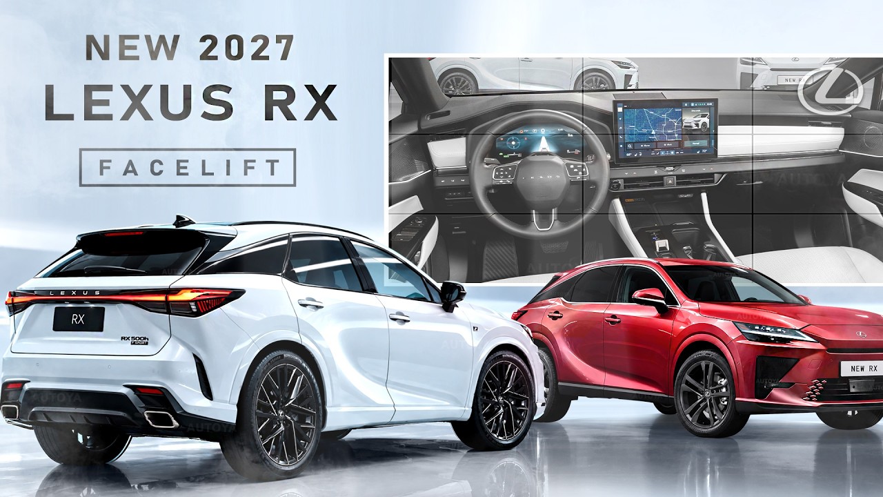 Новый Lexus RX 2027: ПЕРВЫЙ ВЗГЛЯД на экстерьер и интерьер обновленного кроссовера