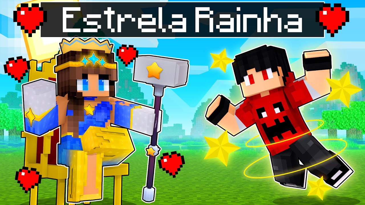 A RAINHA DAS ESTRELAS está APAIXONADA POR MIM no Minecraft