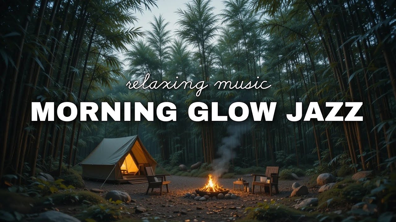 Morning Glow Jazz 🔥Smooth Jazz Caf&eacute; Music with Ambience for Study, Work, and Peaceful Relaxation