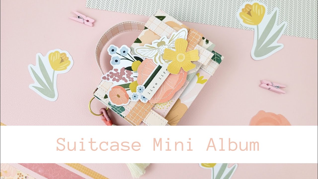 Suitcase Mini Album | Process Video | American Crafts DT