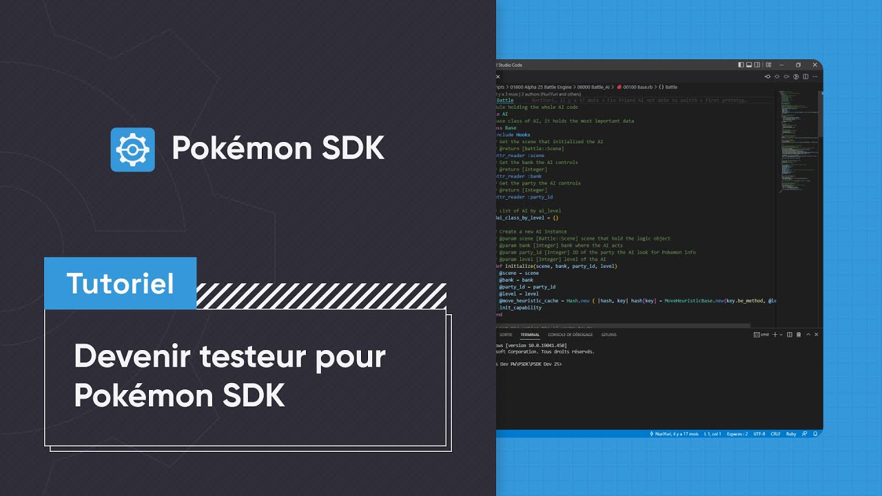 Devenir testeur pour Pokémon SDK