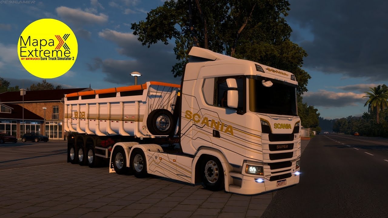 ETS 2: Mapa Extreme | Scania NTG: De Elpino para Challeste