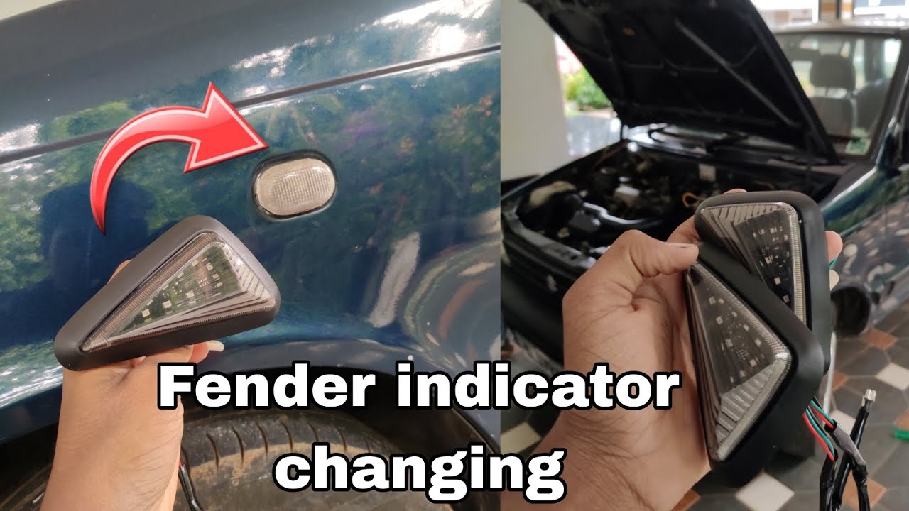 Fender indicator changing in maruti 800😎|Malayalam