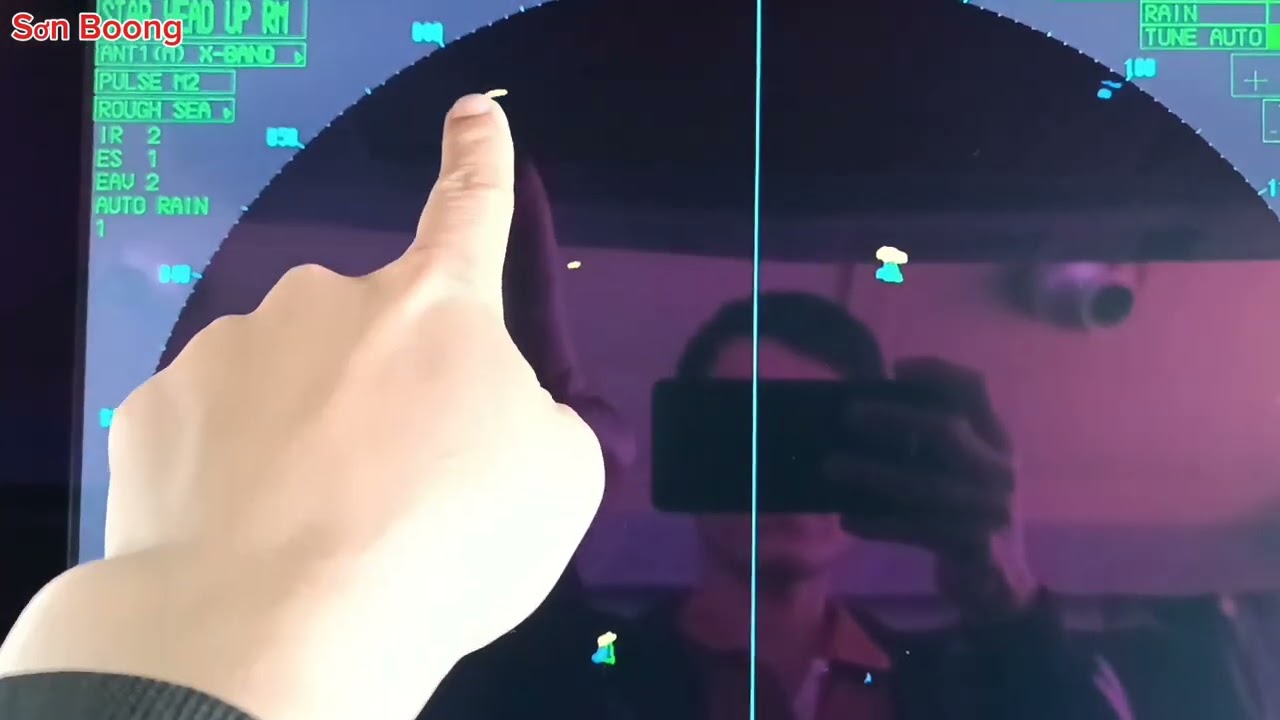 RADAR FURUNO-Tăng kích thước ảnh hiển thị của mục tiêu.