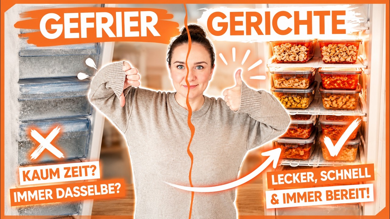 Freezer Meals deutsch - lecker, leicht hausgemacht  / Was gibt es heute zu essen - leicht gemacht