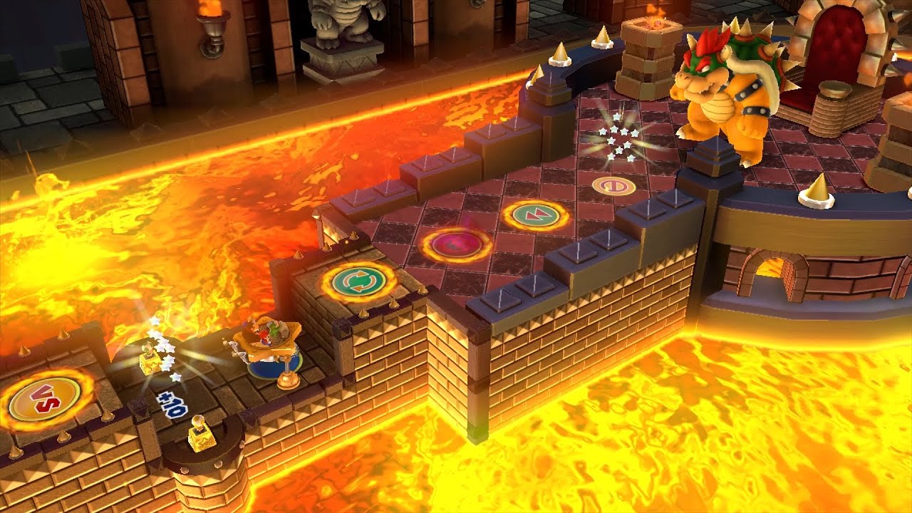 Mario Party 10 Mario Party #590 Mario vs Spike vs Waluigi vs DK Chaos Castle Master Difficulty