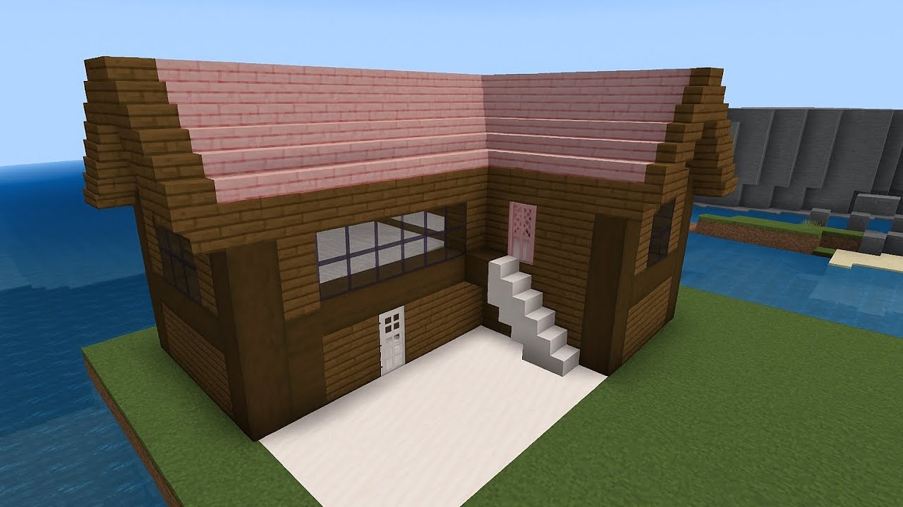 How to Build A Modern Cherry House In Minecraft