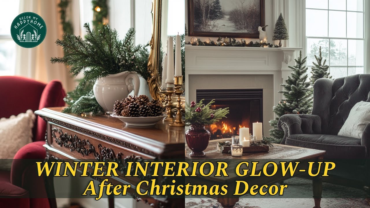 WINTER INTERIOR Glow-Up: How To Transition Your Space w/ Subtle Changes  After the Festive Season
