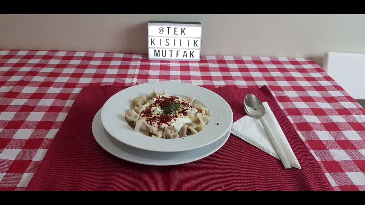 Tek Kişilik Mantı Tarifi (El hamuru ile)