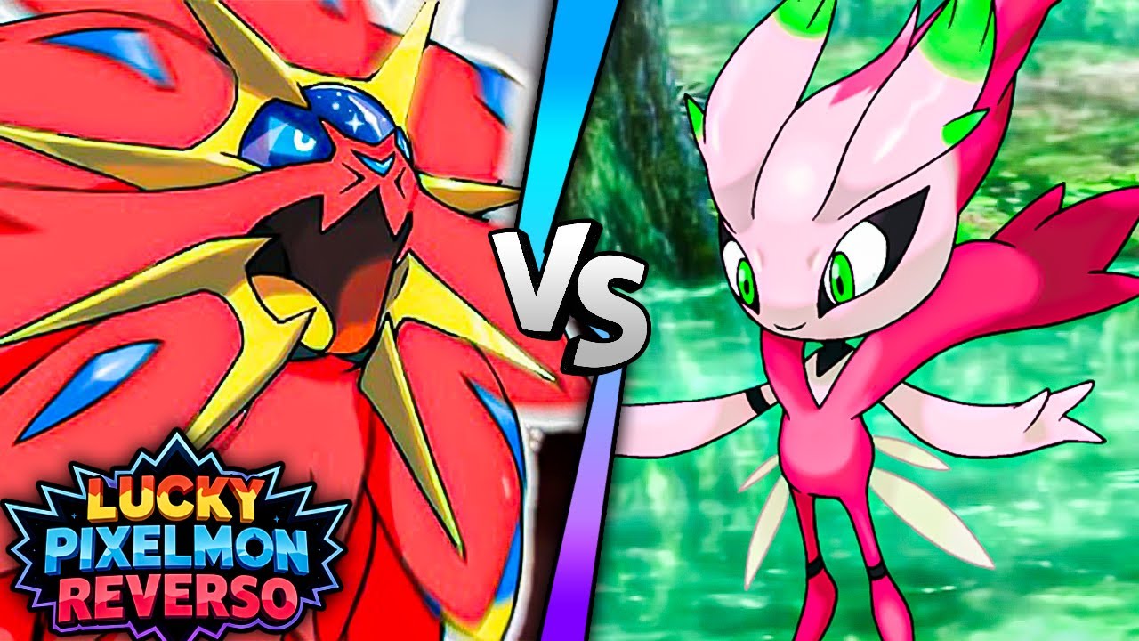 Minecraft LUCKY PIXELMON REVERSO - SUPER CELEBI SHINY vs SOLGALEO SHINY ! A BATALHA SHINY IMPOSSÍVEL
