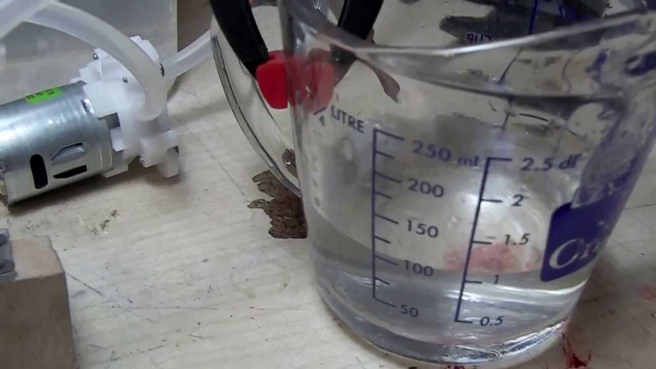 Mabuchi RS550 with RS360SH Cooling Pump Motor and Copper Tubing