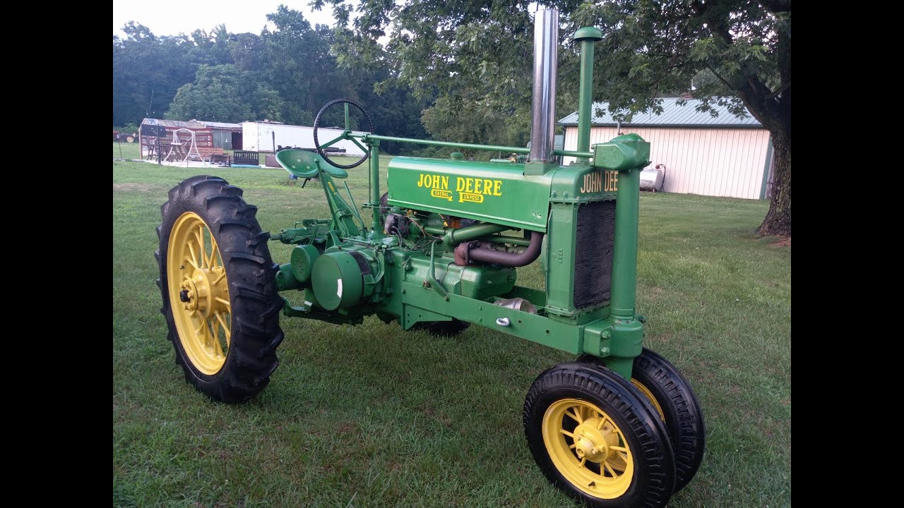 1936 John Deere Unstyled A Tractor