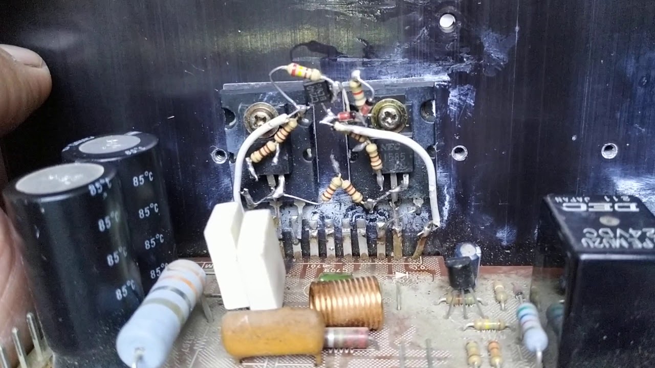 3 cera parte , remplazó de STK por transistores