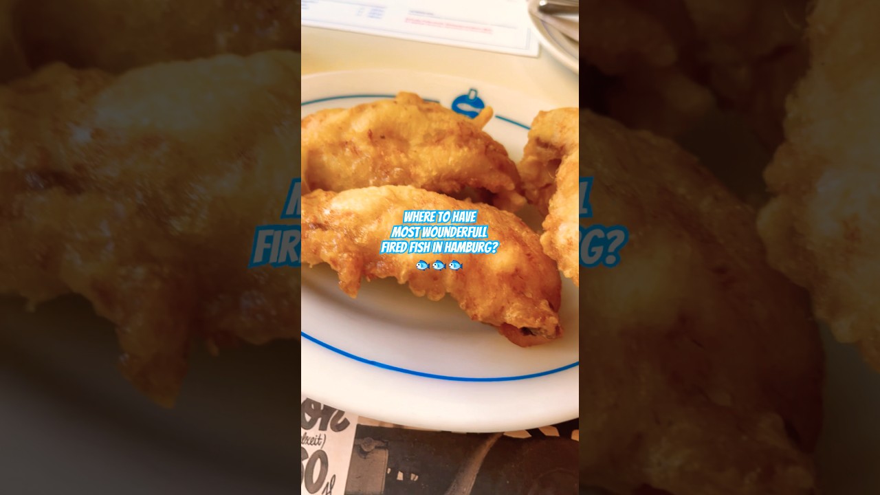 The most tasty „Fried Fish“ in Hamburg, Germany!😋😋😋❤️❤️❤️
