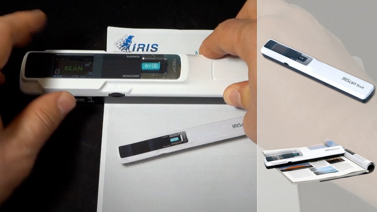 Je teste le scanner portatif Iriscan Book 3 - numérisation nomade de documents  [PEARLTV.FR]