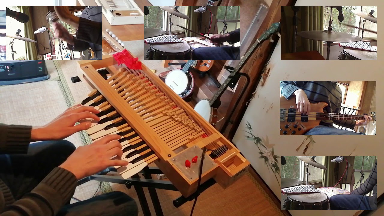 Home Made Electric Clavichord Jam (featuring Csound Looper)