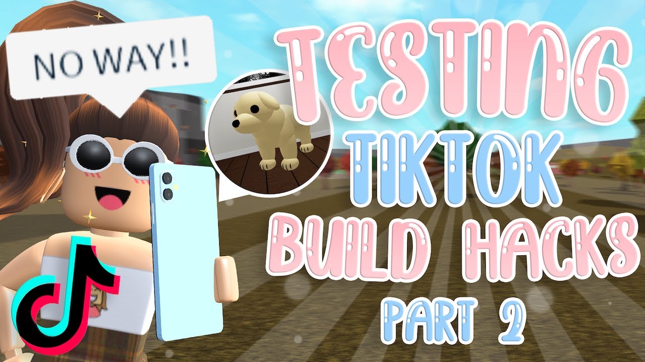 Testing Viral TIKTOK Build Hacks AGAIN!!! (Bloxburg)