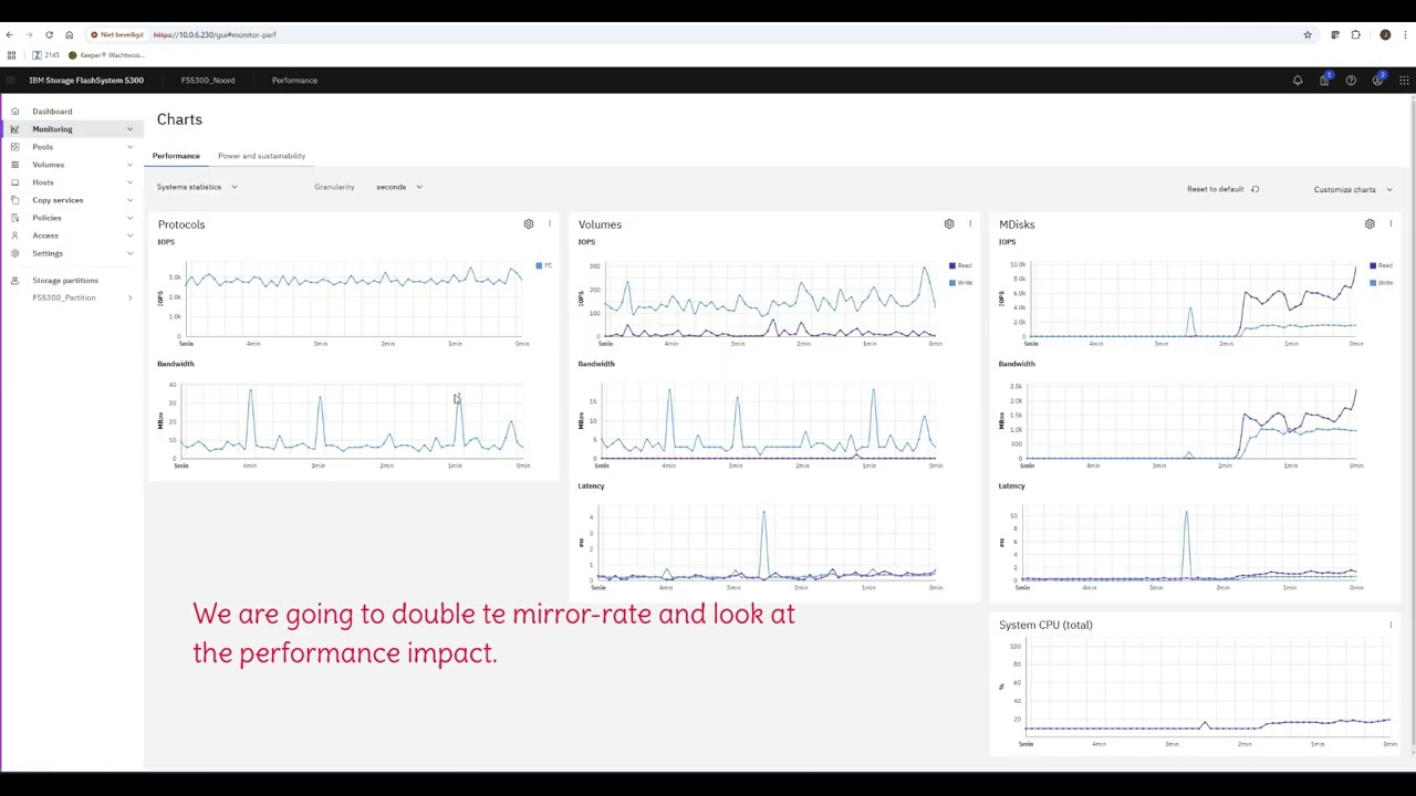Storage Virtualize Vdisk Mirror \ Volume Copy