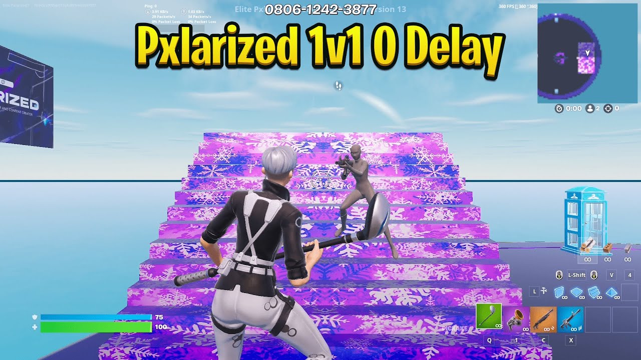 Pxlarized VS Insane Viewer in 1v1 0 Delay