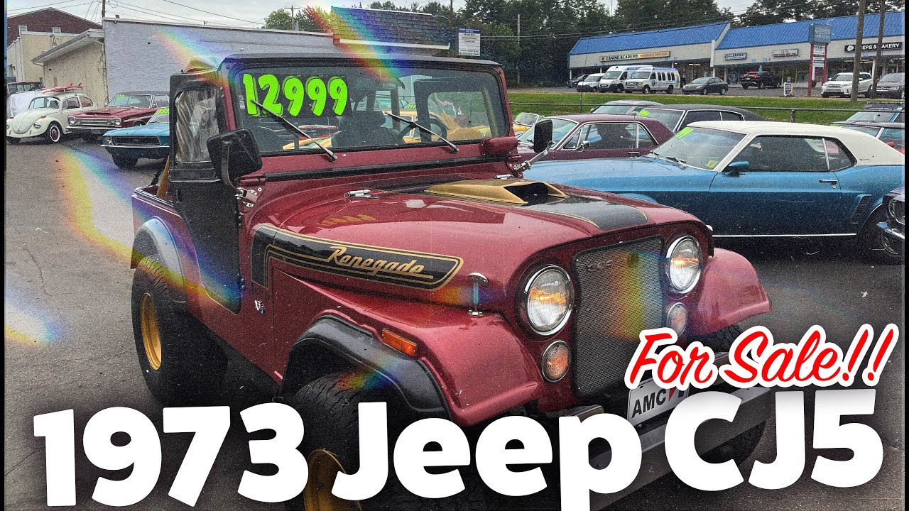 10+ Classic Cars For Sale 1973 AMC Jeep CJ5 SOLD