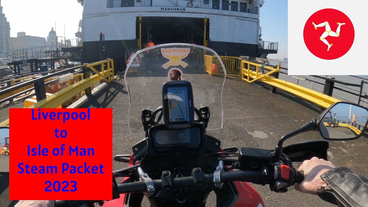 2023 April Steam Packet Liverpool To Isle of Man and Back CB500X