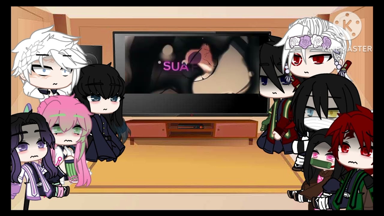 //Hashiras + tanjiro e Nezuko react ao rap da Nezuko 