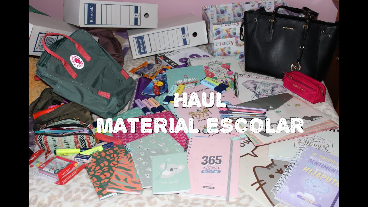 BACK TO SCHOOL | MATERIAL ESCOLAR 2019-2020 | LetiihCullen♡;