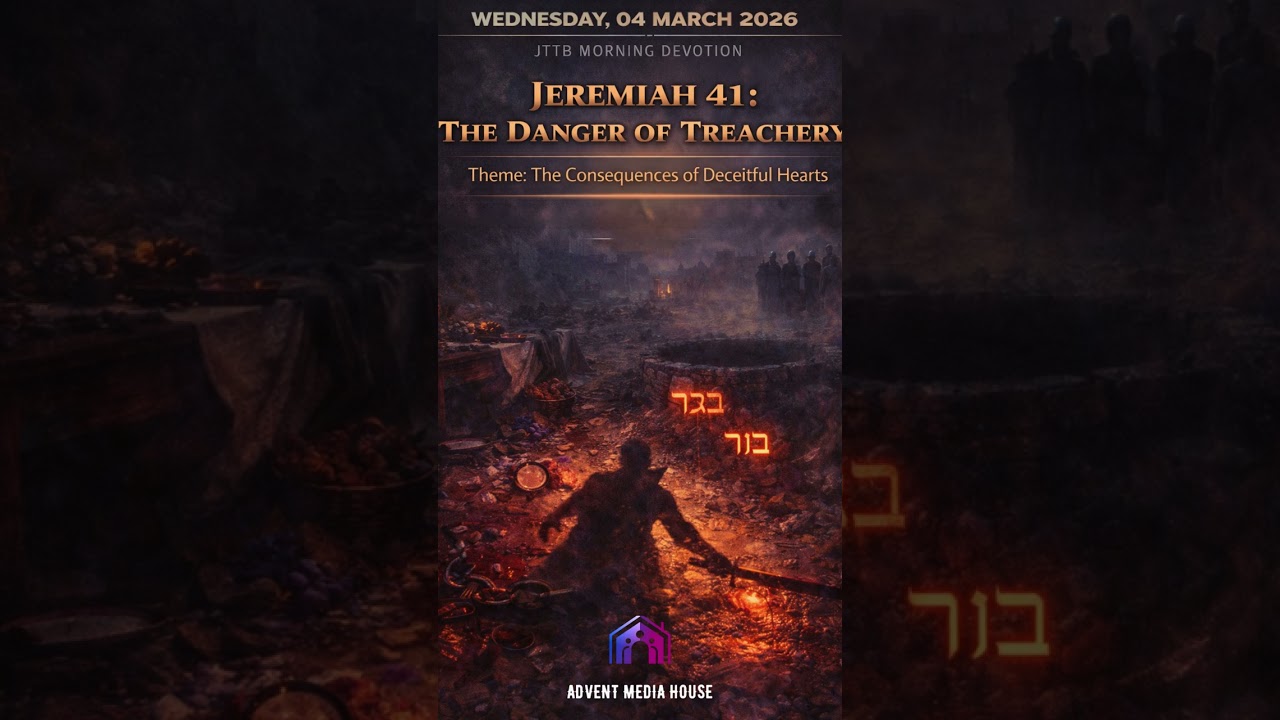 ⚔️ JEREMIAH 41 — THE DANGER OF TREACHERY