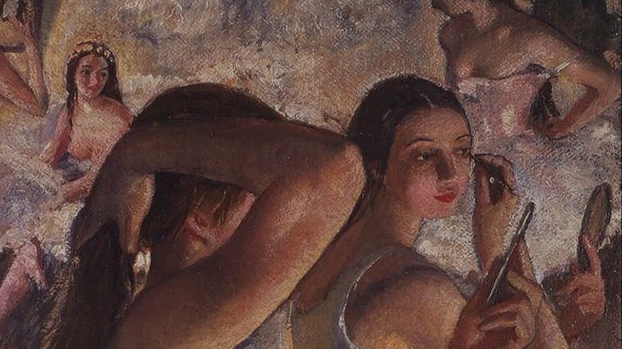 Zinaída Serebriakova -  Bailarinas  - Música Chopin