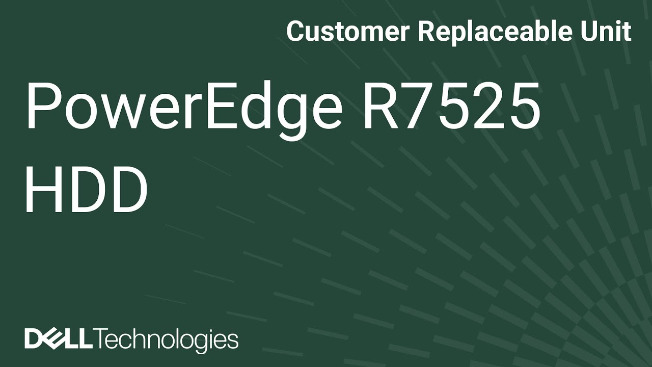 Dell  PowerEdge R7525: Remove/Install 3.5＂x12 HDD Backplane