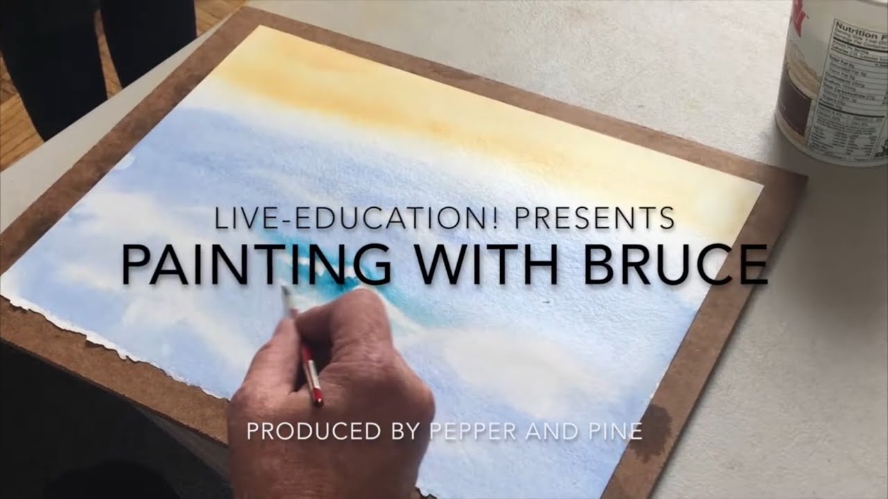 Painting with Bruce Bischof of Live-Ed! Waldorf Homeschool Conference