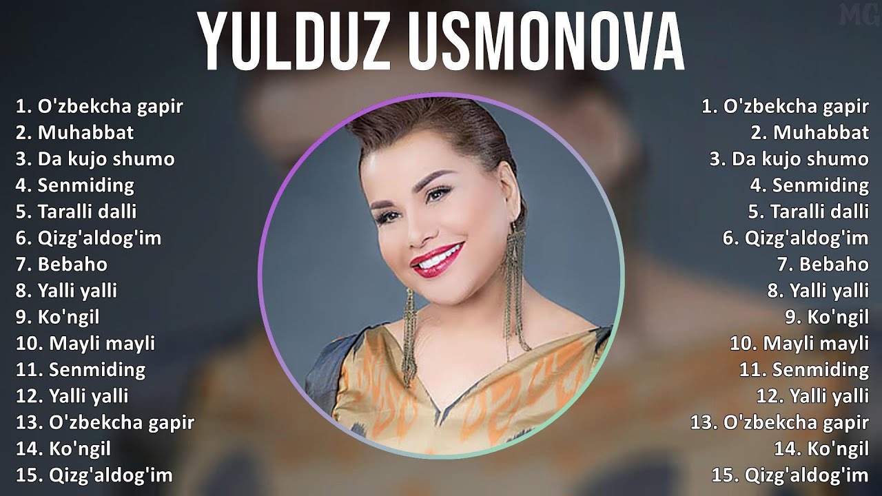 Yulduz Usmonova 2025 MIX Top Hits - O'zbekcha gapir, Muhabbat, Da kujo shumo, Senmiding