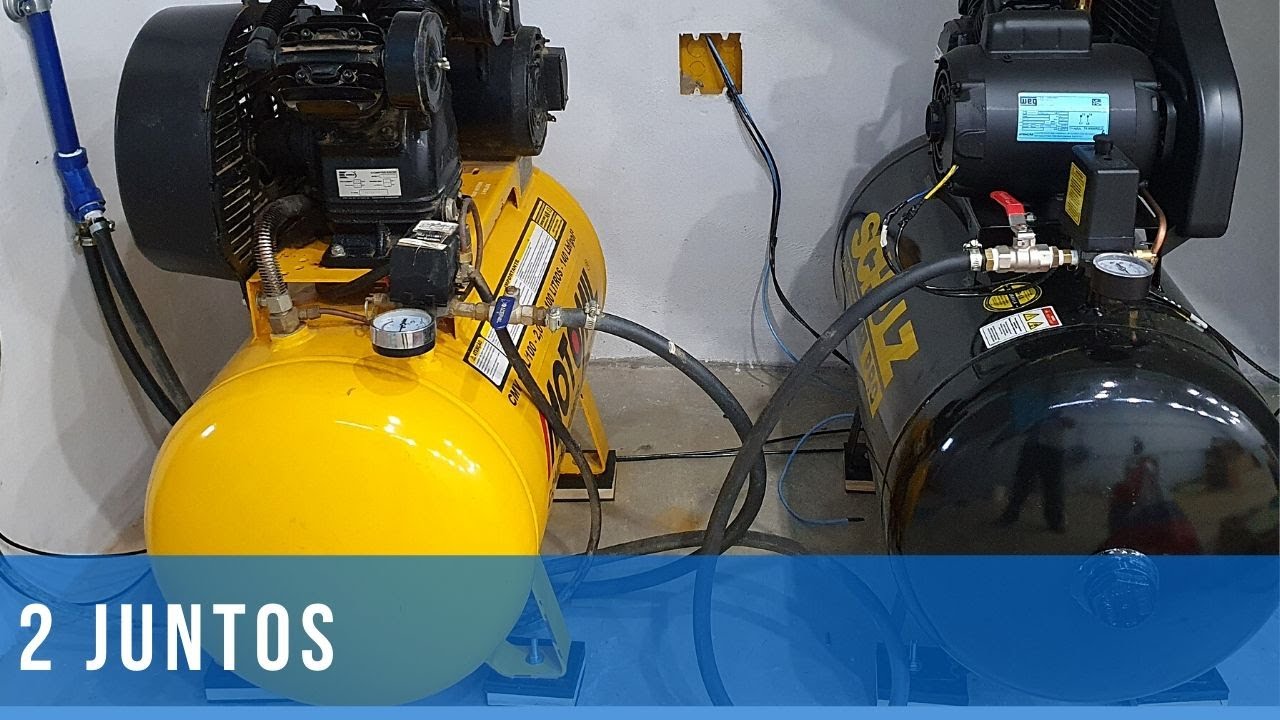 Liguei 2 Compressores Numa Só Rede De Ar Veja No Que Deu