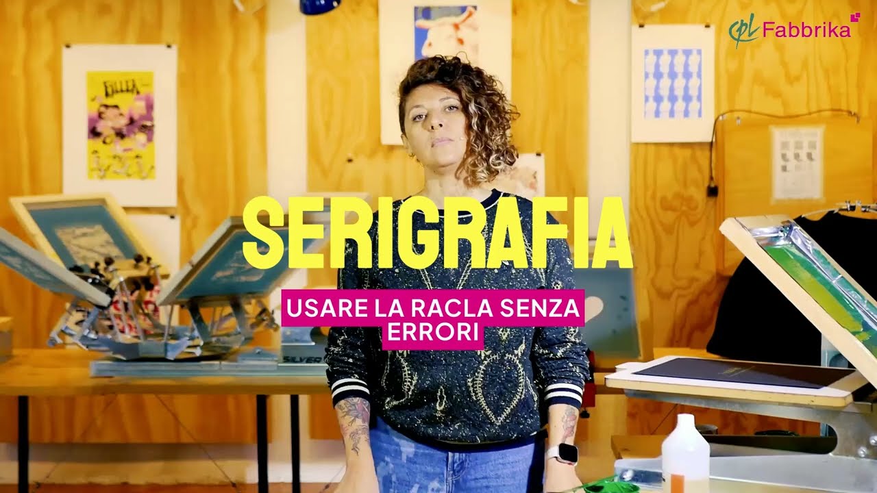 Serigrafia: Usare la Racla senza Errori