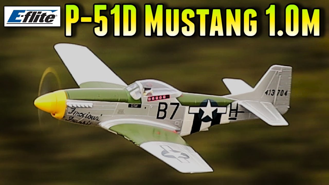 E-Flite P-51D Mustang 1.0m BNF Basic with AS3X+ and SAFE Select - Model AV8R Announcement & Review