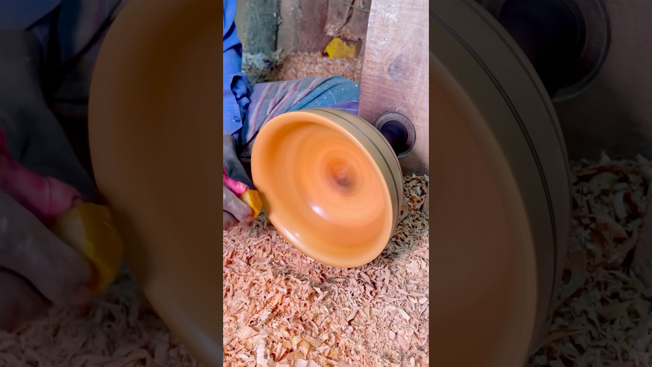Amazing Wooden Curry bowl Making Process😱wood art.