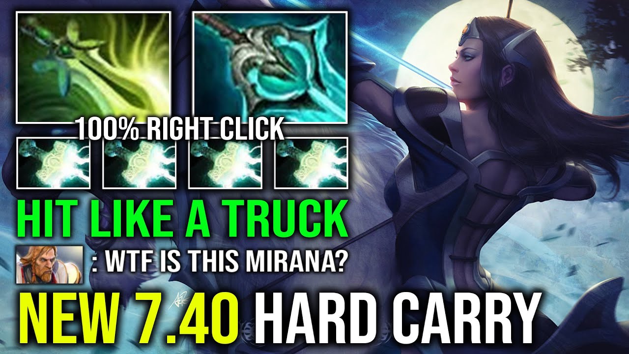 NEW 7.40 Patch Monster Right Click Mirana 2 Sec Delete Anyone Unlimited Lightning Max Speed Dota 2