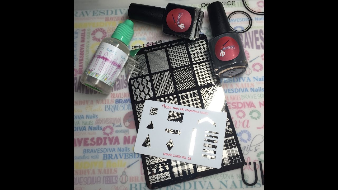 Moyra Fabric Texture 02 Stamping Plate + Shape Card | Review & Mani FAIL | Nail Art Tutorial DIY