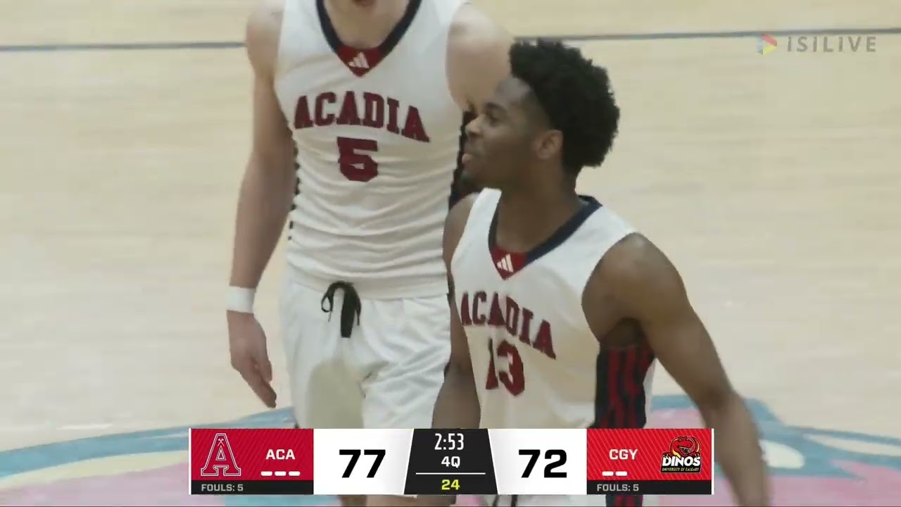 2026 U SPORTS Men's Final 8 Highlights - CSF 2: Acadia vs. Calgary