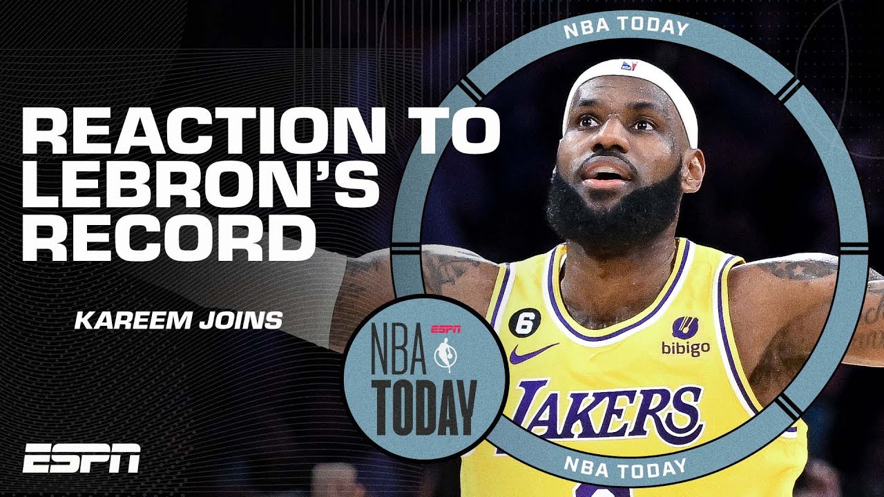 NBA Today&rsquo;s reaction to LeBron James passing Kareem on the all-time scoring list