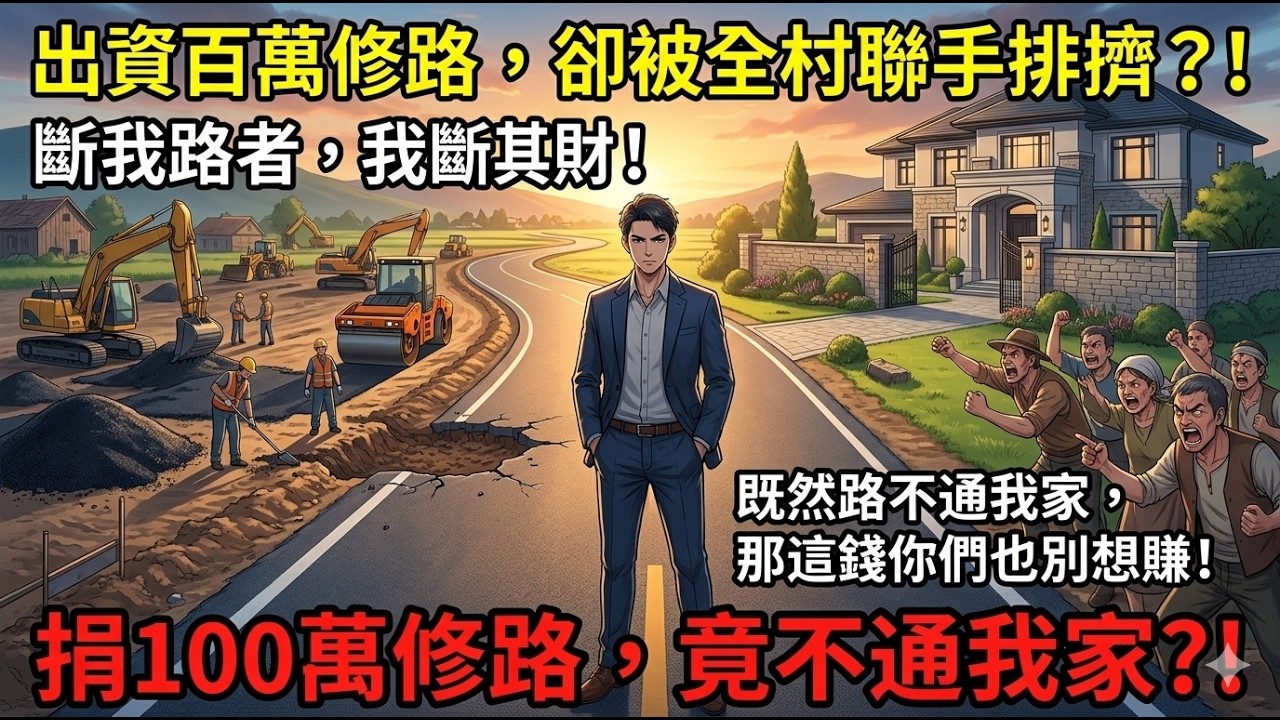 [MULTISUB] 我出100萬幫全村修路，村長竟故意繞開我家？既然路不通我家，那你們種的藥材也別想賣給我！看我如何撤資讓全村白眼狼後悔莫及！ | 一口氣看完 | 都市爽劇 | 逆襲反殺