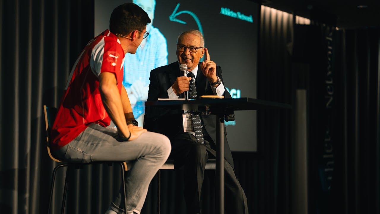 Interview mit Adolf Ogi moderiert von Beni Huggel am 7th Athletes Day