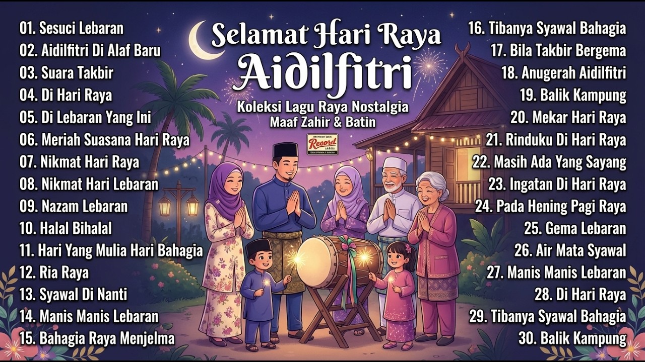KOLEKSI LAGU RAYA EVERGREEN TERBAIK SEPANJANG ZAMAN
