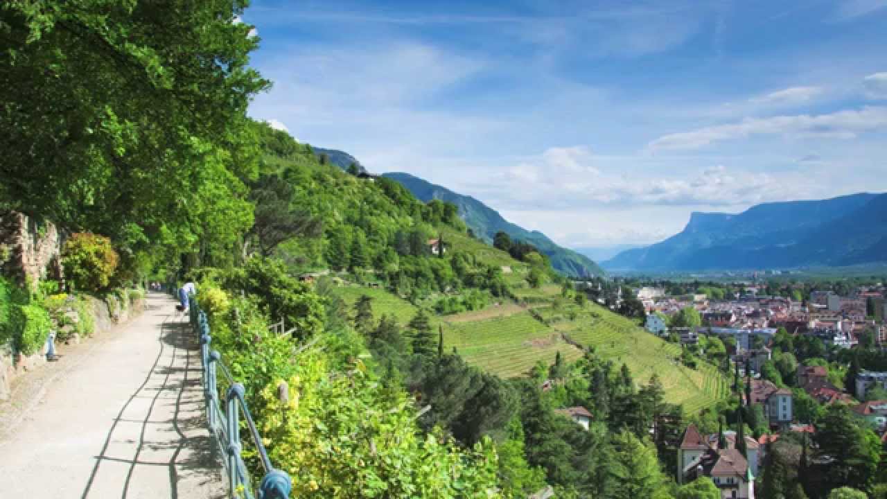 Tappeinerweg Meran Südtirol - schönste Promenade im Burggrafenamt