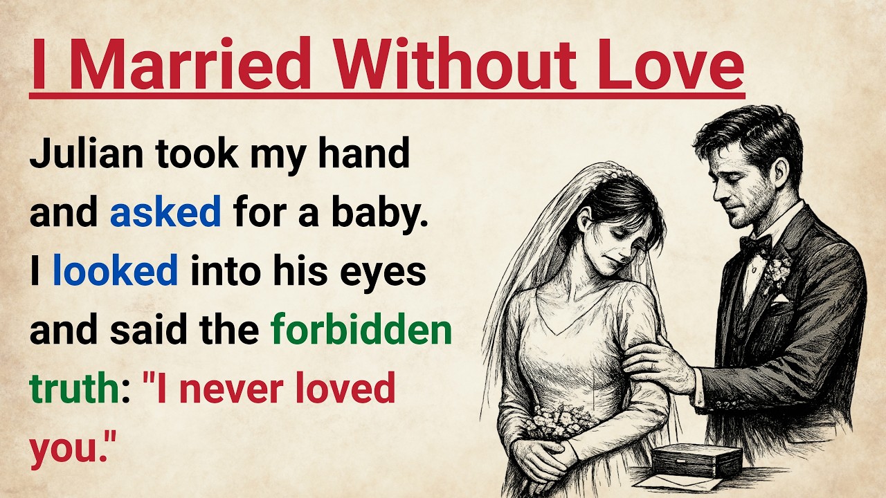 Learn English With Story 🔥 I Married Without Love | Level 3 English Listening & Speaking Practice