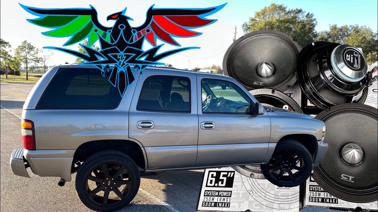 Ct Sounds Neo65 speakers on the Tahoe!! 🔈🔈
