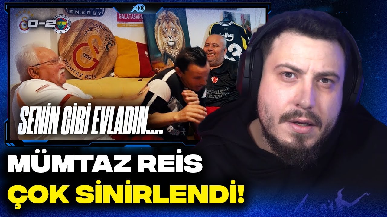 FENERBAHÇE ŞAMPİYON OLDU MÜMTAZ REİS ÇOK SİNİRLENDİ! | GALATASARAY 0 - 2 FENERBAHÇE