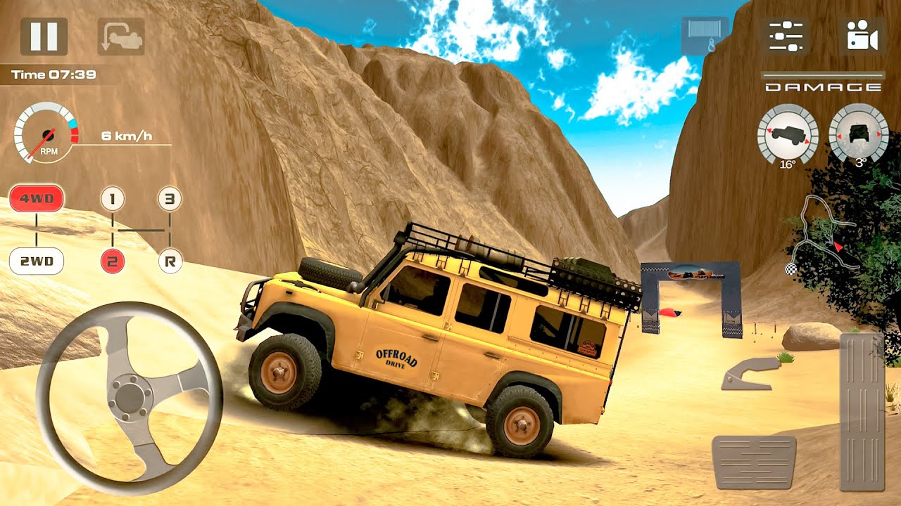 OffRoad Drive Desert #24 Driving Defender SUV Wagon! Android gameplay