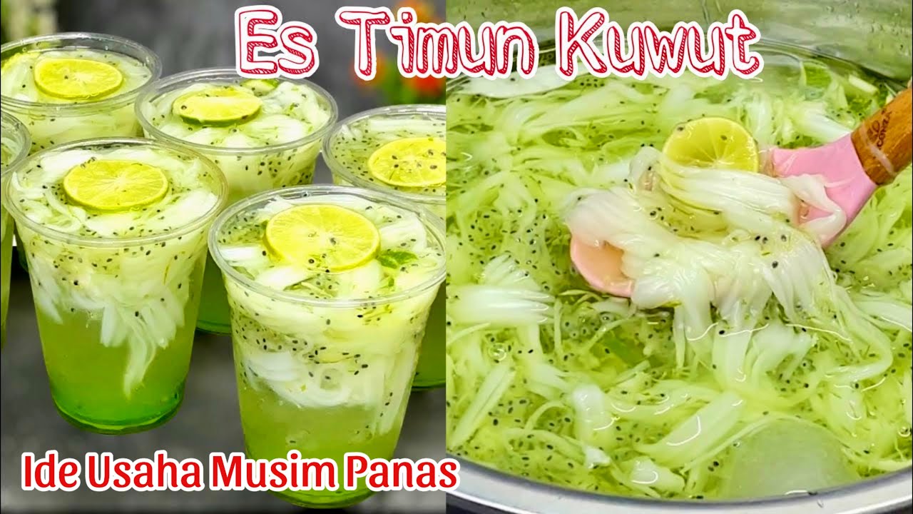 Sukses di Usia Muda jualan minuman ini di musim panas ‼️ es kuwut Timun